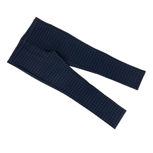 Orange Fashion Village NWT Tartan Plaid Slim Fit Ankle Pants, Large - Picture 3 of 16